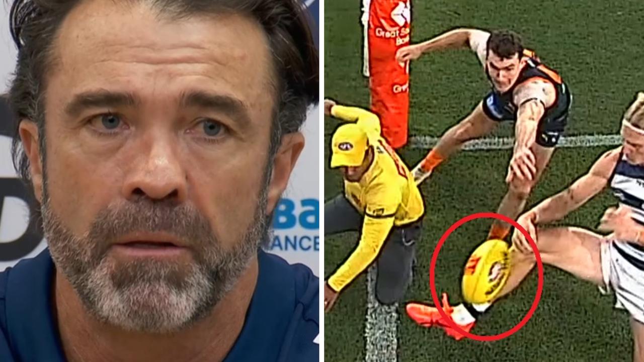 AFL 2026: Chris Scott post-match press conference, score review system, Ollie Dempsey non-goal, video, Geelong loss to Carlton, latest news