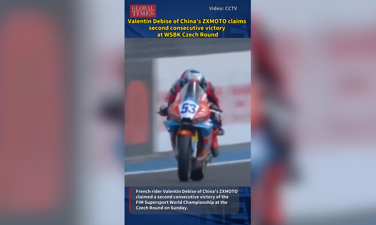 Valentin Debise of China’s ZXMOTO claims second consecutive victory at WSBK Czech Round