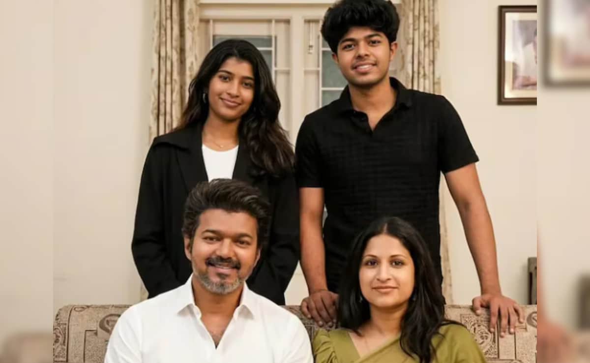 Amid Trisha Krishnan Affair Rumours, Vijay's Wife And Children Skip Oath-Taking Ceremony. Internet Reacts