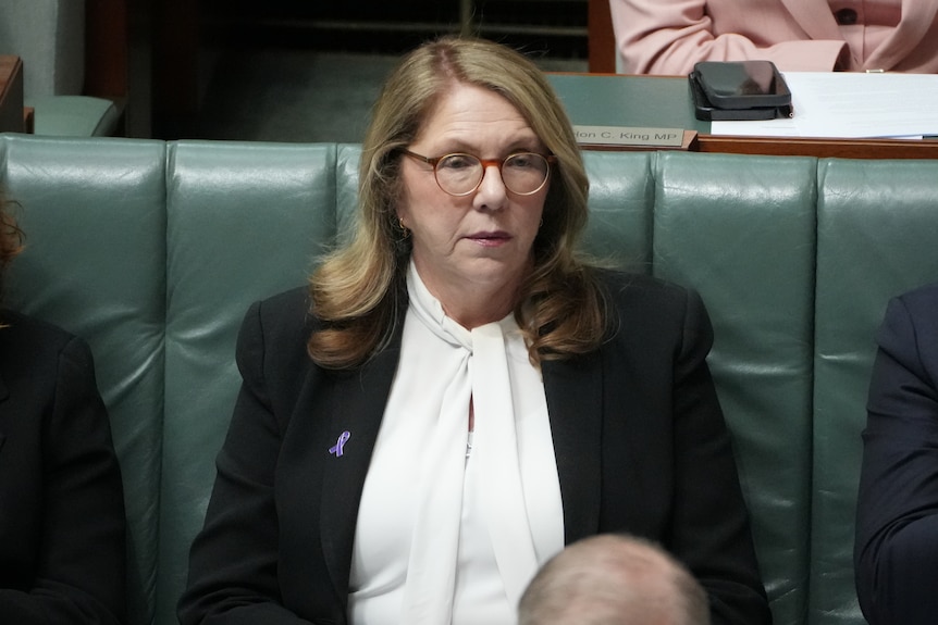 Catherine King sitting in parliament