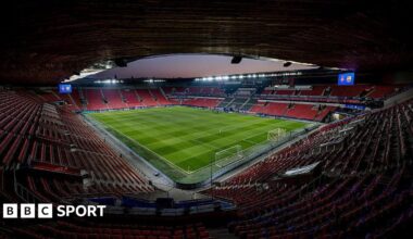 General view of Fortuna arena