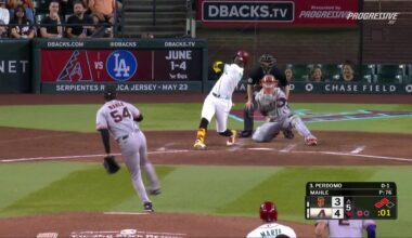 Ketel Marte, Geraldo Perdomo lead D-backs to 6-3 win over Giants and a 3-game sweep