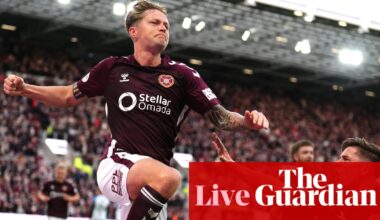 Hearts v Falkirk, Motherwell v Celtic: Scottish Premiership – live | Hearts