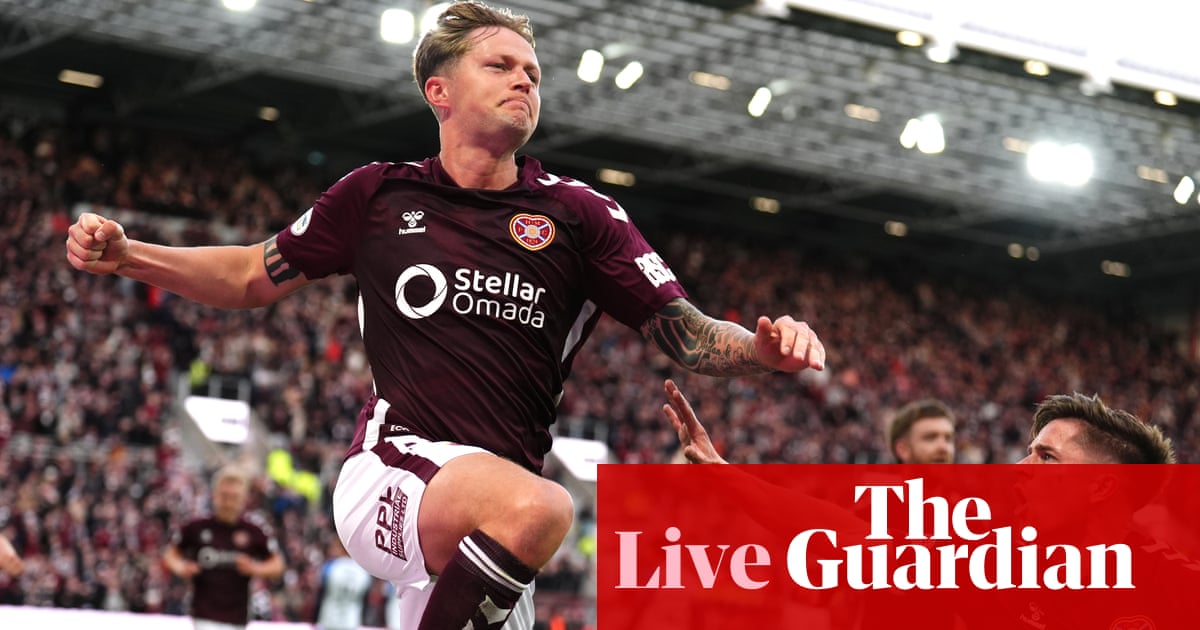 Hearts v Falkirk, Motherwell v Celtic: Scottish Premiership – live | Hearts