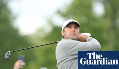 Scottie Scheffler shares seven-way lead on congested US PGA leaderboard | US PGA