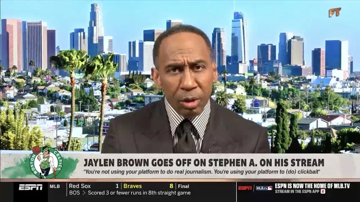 Stephen A. Smith threatens to expose Jaylen Brown: ‘Careful what you wish for’