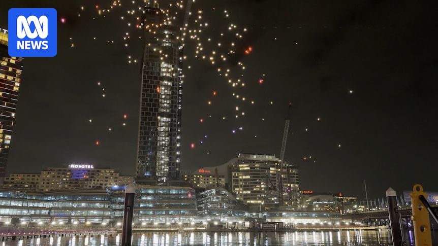 Vivid Sydney drone shows cancelled for now after malfunction saw 89 drones fall into the harbour