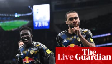 Tottenham v Leeds: Premier League – live | Premier League
