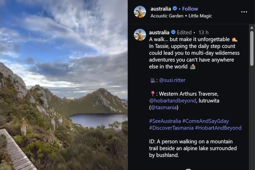 A screenshot of an Instagram post