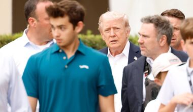 Donald Trump makes quiet entrance at PGA Tour event - Golf - Sports