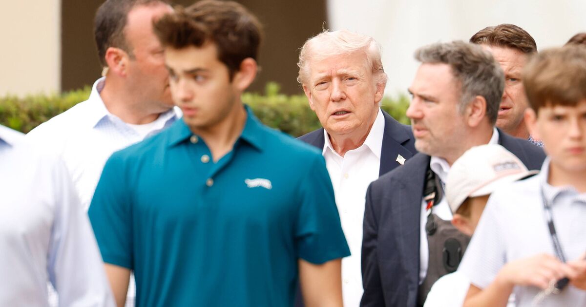 Donald Trump makes quiet entrance at PGA Tour event - Golf - Sports