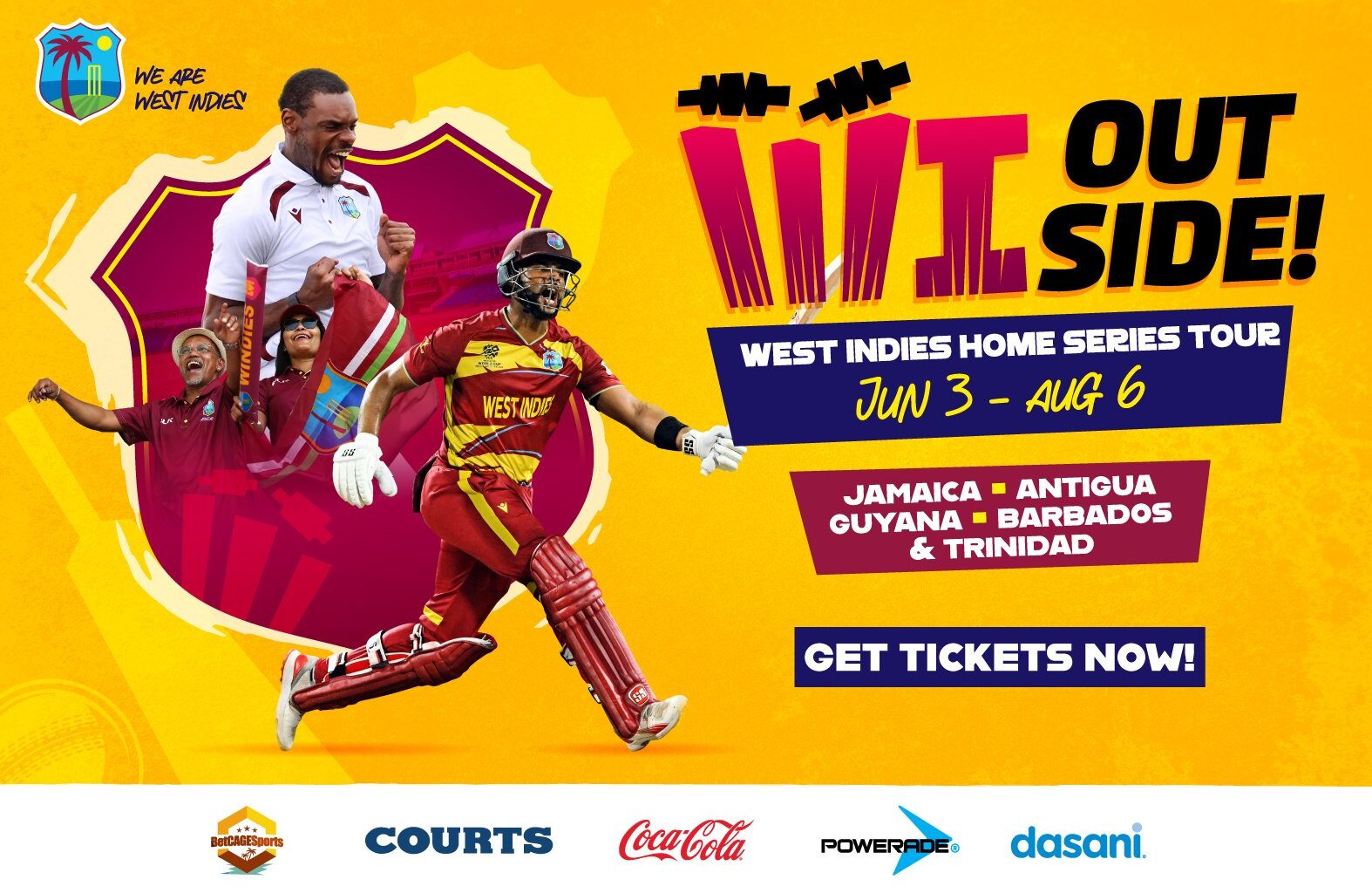 “WI OUTSIDE!”: CWI officially announces 2026 International Home Season for West Indies Men
