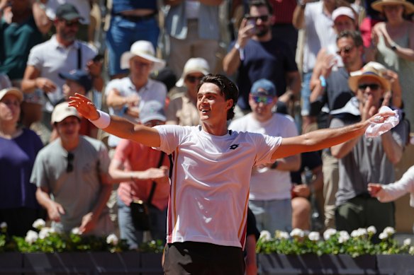 Adam Walton was ecstatic to outlast former world No.1 Daniil Medvedev in five sets.