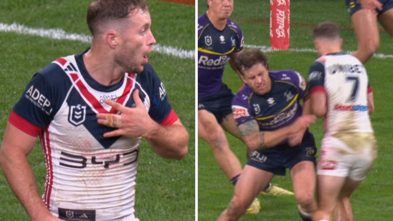 NRL 2026: Melbourne Storm defeat Sydney Roosters, highlights, Cameron Munster shoulder charge, Sua Fa’alogo