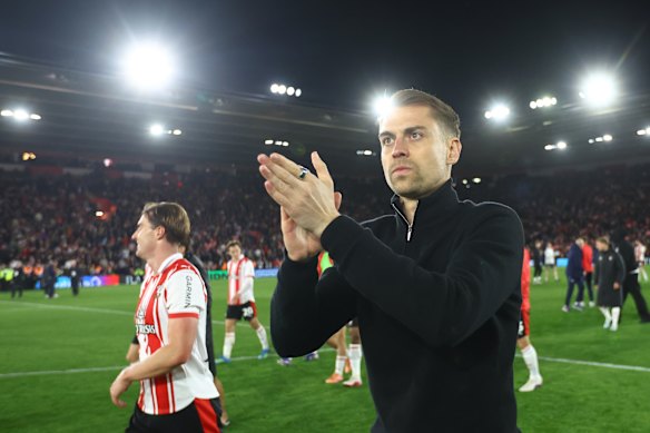 Southampton coach Tonda Eckert.