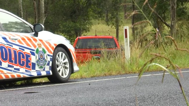 Police intercepted the alleged getaway vehicle, an orange Ford Ranger, on Craignish Rd in Craignish, near Hervey Bay on Queensland’s Fraser Coast.