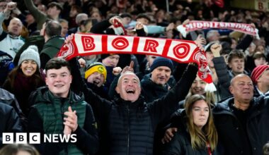 'It's a dream': Boro fans gear up for Wembley - BBC