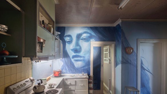 Rone’s Omega Project in 2017 included a series of murals on the interior walls of a condemned house in Alphington.