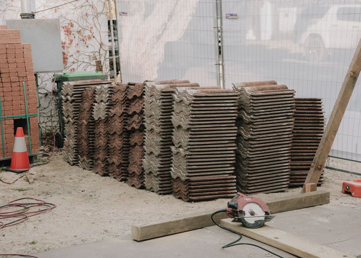 Roof tiles sourced from the demolition of a house in North Bondi were sold to a second-hand supplier.