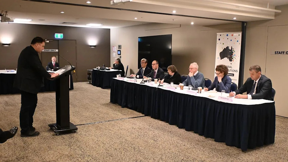 Committe hears from member of public 