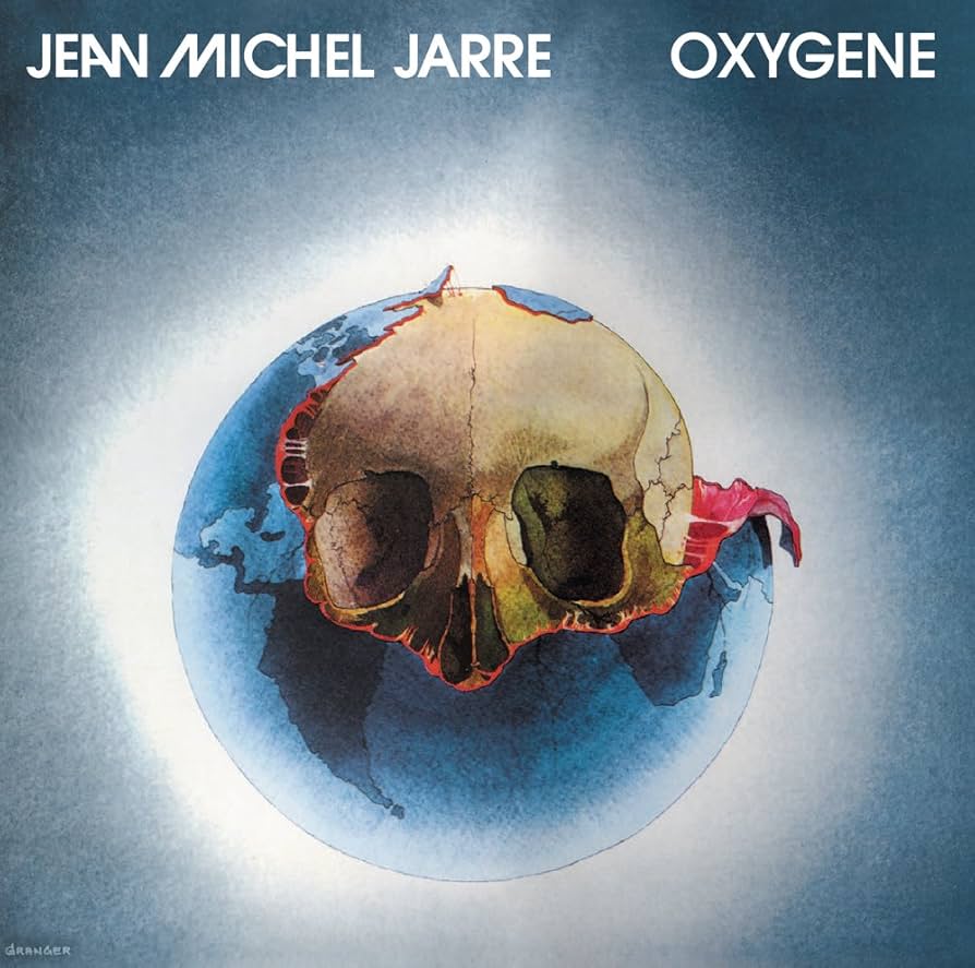 Album cover featuring a drawing of Earth, with the crust peeling away to reveal a skull