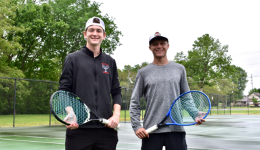 Pirate doubles duo win 2 at district tennis tourney, advance to state