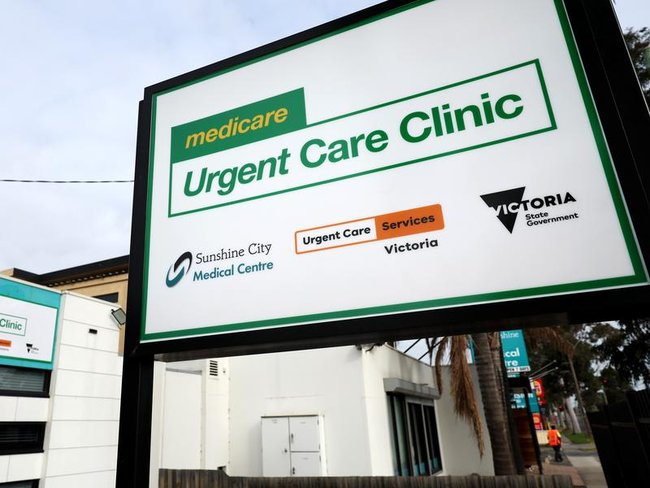 The budget includes major funding to expand urgent care clinics. (Con Chronis/AAP PHOTOS)