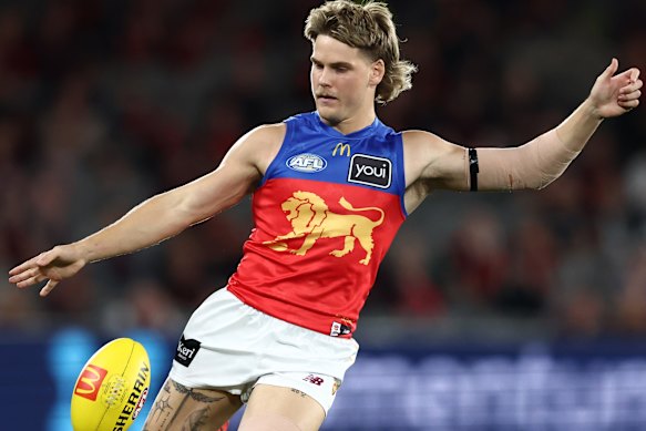 Will Ashcroft lights up Marvel Stadium.