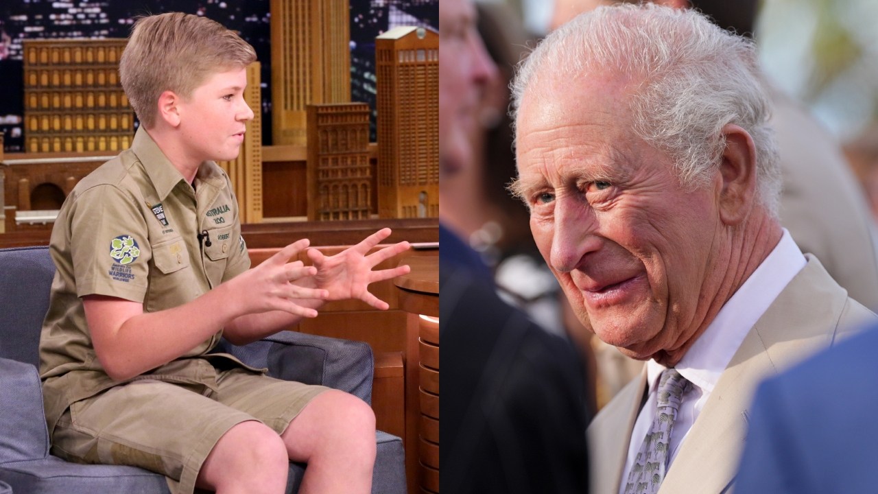 Wildlife Warrior Robert Irwin reveals embarrassing encounter with King Charles as a child on The Tonight Show with Jimmy Fallon