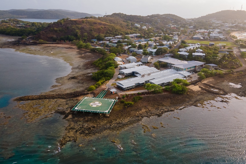 aerial view of Thursday Island hospital