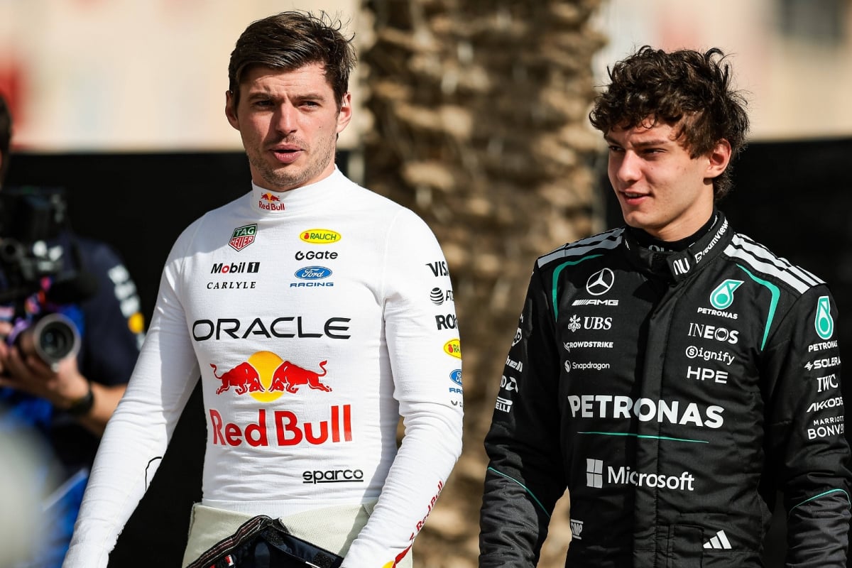 Max Verstappen, Kimi Antonelli, Red Bull, Mercedes, Bahrain, 2026