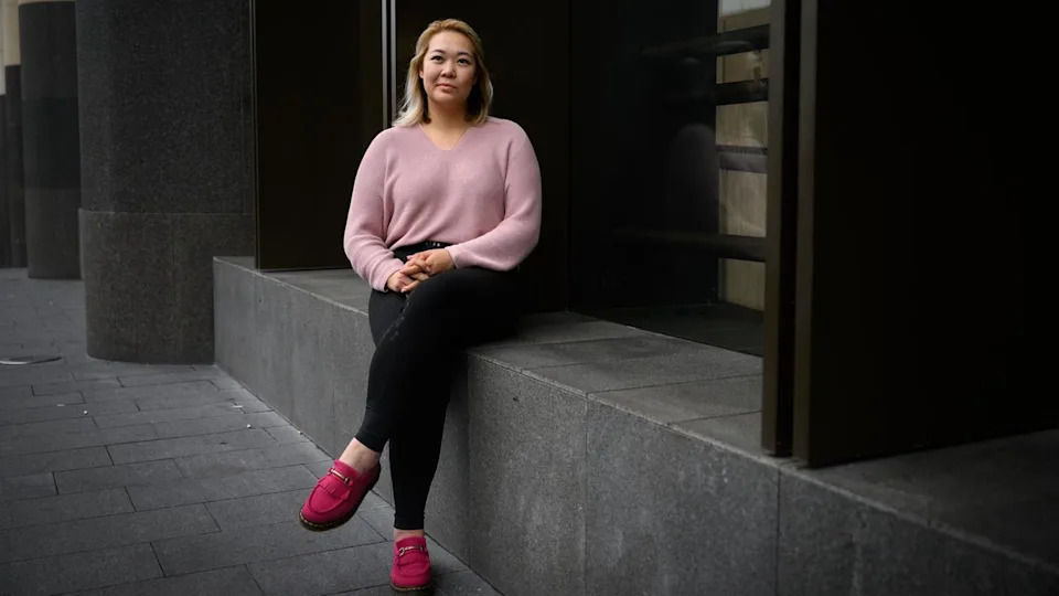 Volunteer firefighter Elisabeth Goh