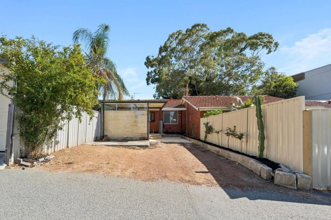 A two bed, one bath, 66sqm unit on busy Scarborough Beach Rd sold for $972k in March 2026.