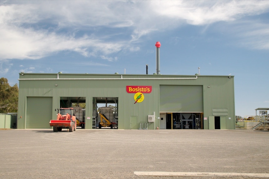A green shed used for eucalyptus oil distilling