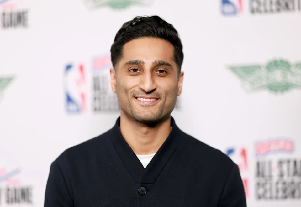Shams Charania at the 2026 NBA All-Star Celebrity Game at The Kia Forum on February 13, 2026 in Inglewood, California. Getty Images