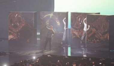 Eurovision 2026 final in chaos as act falls on stage mid-performance | TV & Radio | Showbiz & TV