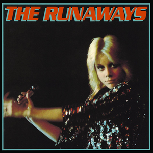 Album cover featuring a young woman holding a microphone