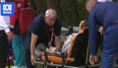 Jay Vine hospitalised after horror Giro d'Italia crash takes down field