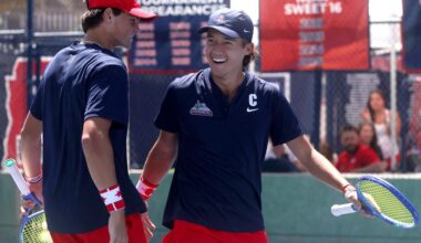 Arizona men’s tennis advances to first-ever Elite Eight