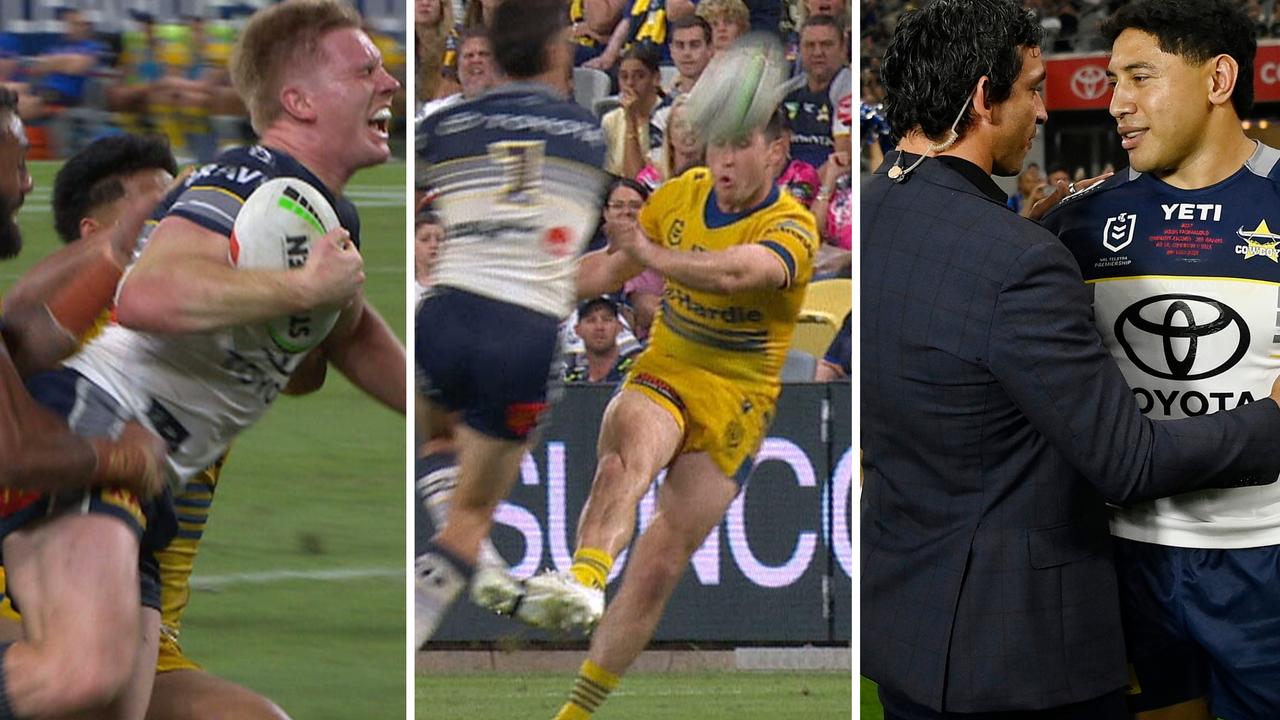 Golden Point, Parramatta Eels def. North Queensland Cowboys, Round 10, Tom Dearden injury, Mitchell Moses three point play, Scott Drinkwater, Jason Taumalolo, Josh Addo-Carr