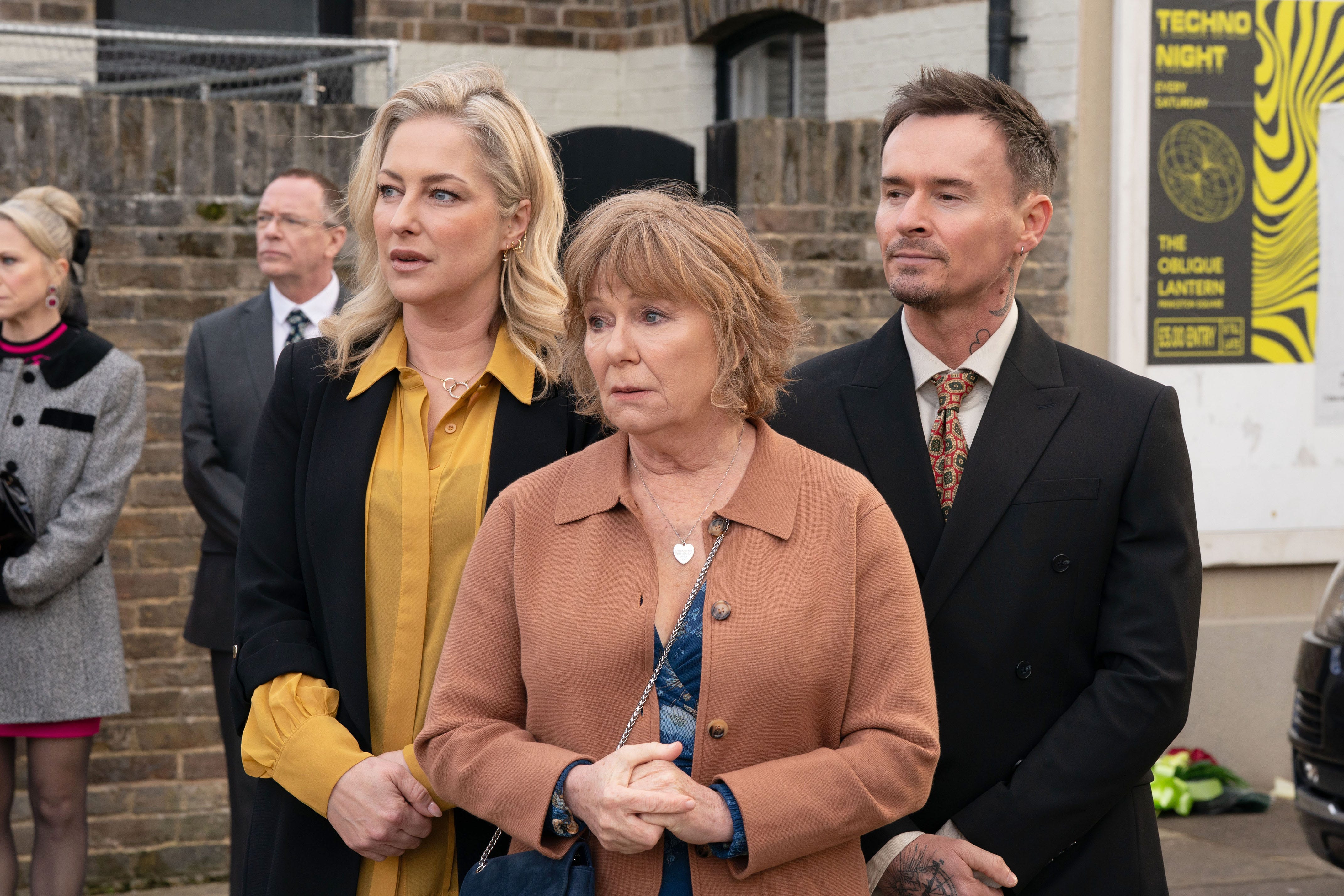 clare bate, julie bates, josh saunders, eastenders