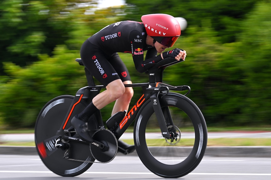 Michael Storer rides his TT bike