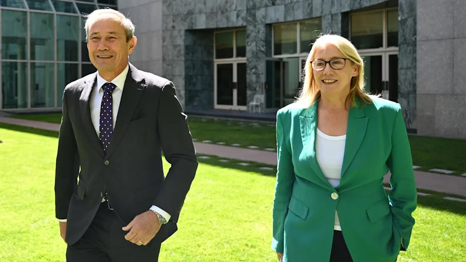 A file photo of Roger Cook and Rita Saffioti