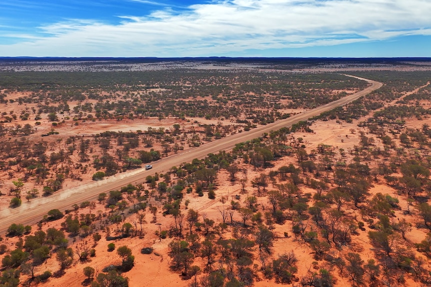 A road in the outback.