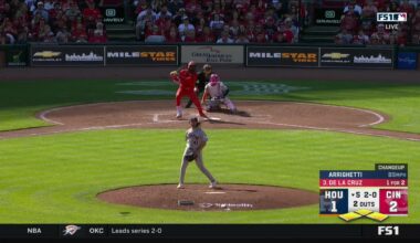 Chase Burns' strong start and a big fifth inning help Reds snap 8-game skid with 3-1 win over Astros