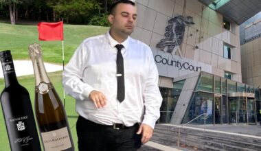 Trevor Payet and Delmate Taputoa nick wines from employer Joval Wine Group
