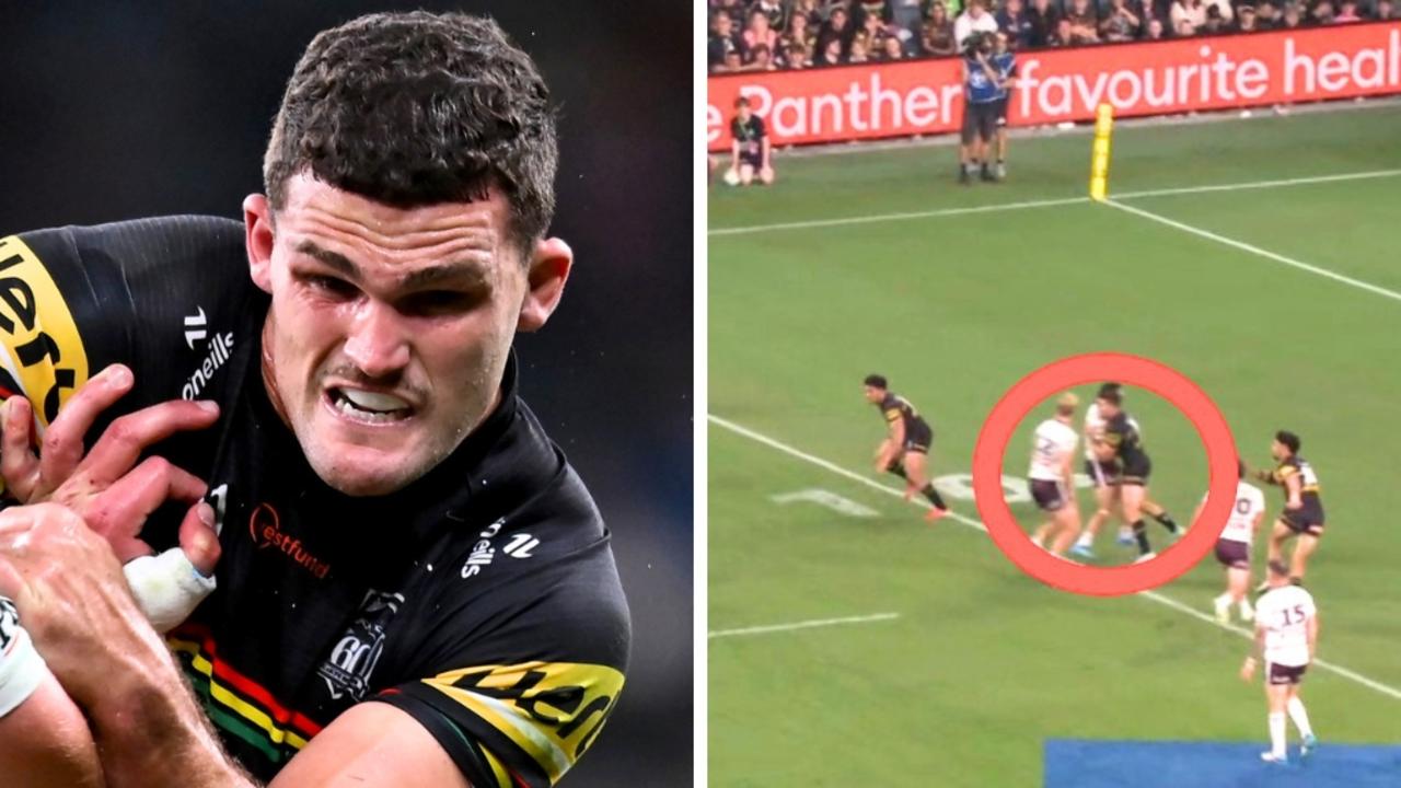 Penrith Panthers win over Manly Sea Eagles marred by controversial Nathan Cleary decision