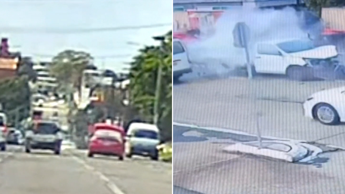 Elderly driver dead after terrifying 10-car pile-up on Sydney’s Canterbury Road in Lakemba
