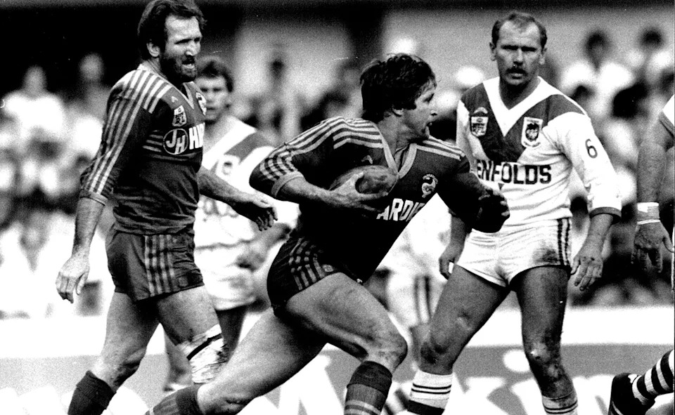 Chris Phelan, pictured here in action for Parramatta in 1984.