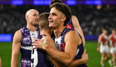 Fremantle midfielder Neil Erasmus says stints in WAFL built his resilience after 50th AFL game